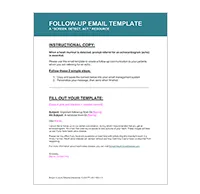 Follow-Up Email Template Thumbnail