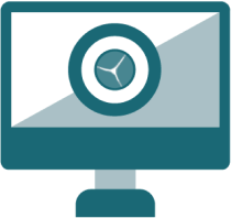 Desktop website displaying a bullseye icon