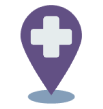 Icon of a location pin