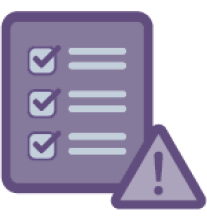 Icon of a checklist