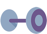 Dumbbell icon