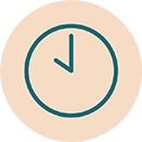 Icon of a clock